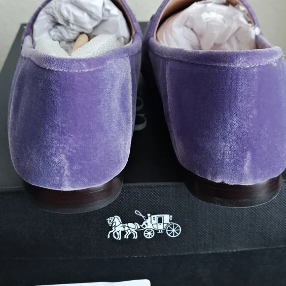 Coach - Hanna Velvet Loafers - Picture 3 of 8
